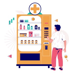 OTC Medicine Vending Machine Graphic