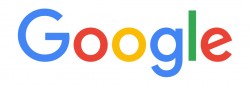 Google logo in blue, red, green, and yellow