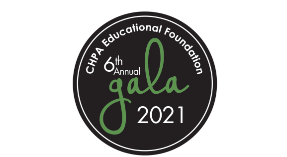 Black and green 2021 CHPA Foundation Gala medallion logo